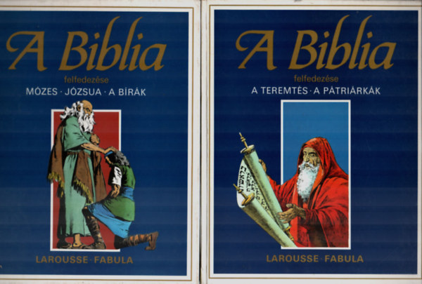 2 db A biblia felfedez�se: A teremt�s - A P�tri�rk�k + M�zes -  J�zsua - A b�r�k