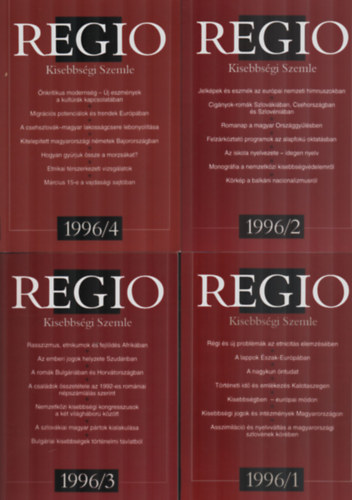 REGIO-Kisebbsgi Szemle 1996/1-4.