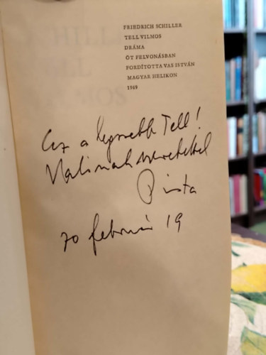 Tell Vilmos - Dedik�lt