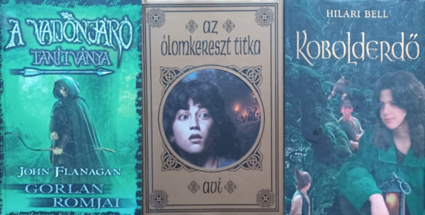 3 db fantasy regny fiataloknak: Gorlan romjai (A Vadonjr tantvnya 1.) + Kobolderd + Az lomkereszt titka