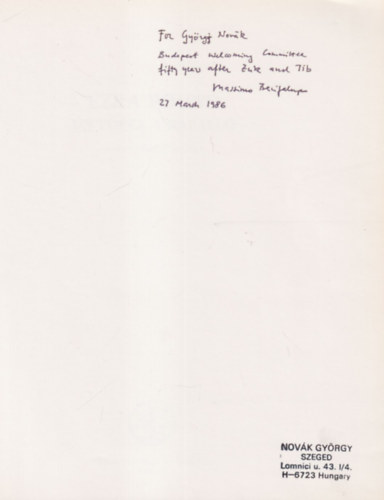 Ezra Pound un poeta a Rapallo - dedik�lt