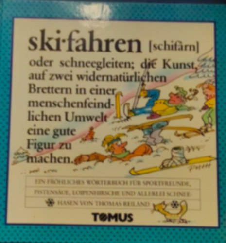 Frhliches Wrterbuch skiofahren