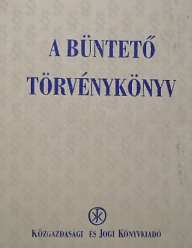 A Bntet Trvnyknyv