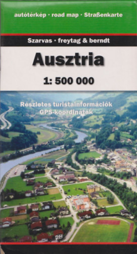 Ausztria 1:500 000 (R�szletes turistainform�ci�k, GPS-koordin�t�k)