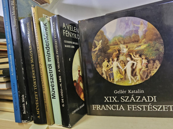 7db-os mvszeti KNYVMENT AJNLAT: A legkivlbb festk, szobrszok s ptszek lete+ Szinyei Merse Pl+ A mvszet trtnete Magyarorszgon+ Fels-Itliai quattrocento festmnyek+ Mvszetrl mindenkinek+ A velencei fes