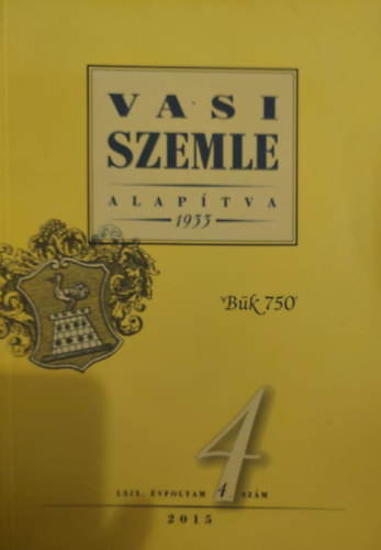 Vasi Szemle - LXIX. vf. 4. szm