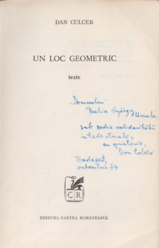 Un loc geometric (Dedik�lt)