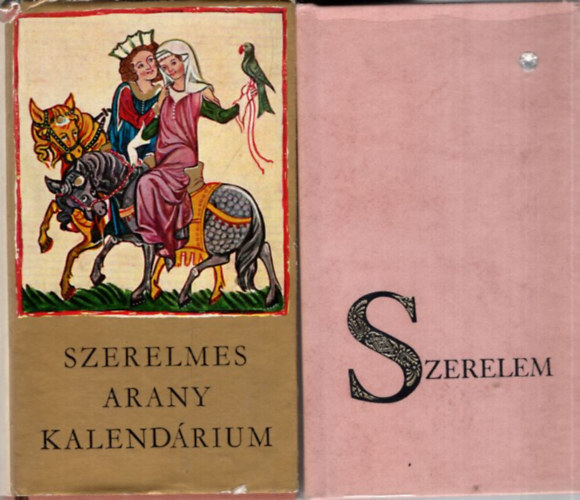 2 db szerelmes verses ktet: Szerelem, Szerelmes arany kalendrium