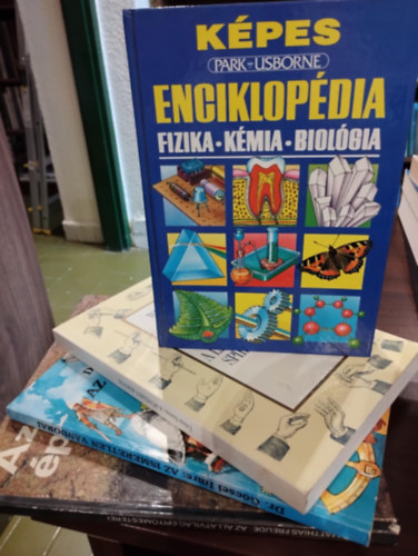 Ismeretterjeszt knyvcsomag 4 DB KNYVMENT AJNLAT: Az ismeretlen vndorai. Fejezetek a Fld felfedezsnek trtnetbl,Kpes Usborne enciklopdia- fizika- kmia- biolgia, A bvszet knyve s a leleplezett spiritizmus, Az 