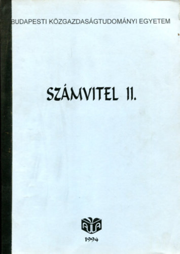 Szmvitel II. - Az eredmnykimutats