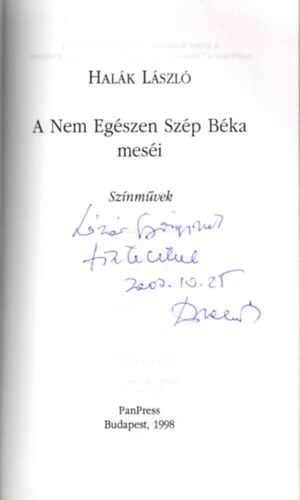 A Nem Egszen Szp Bka mesi