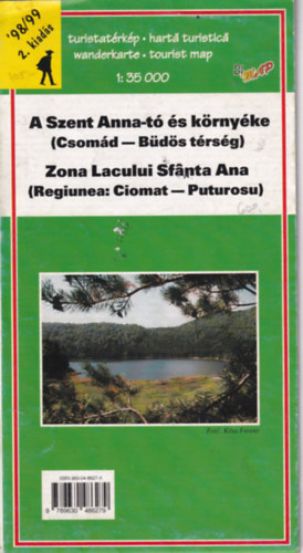 A Szent Anna-t� �s k�rny�ke (Csom�d-B�d�s t�rs�g) 1:35000