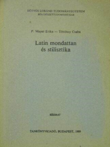 Latin mondattan �s stilisztika