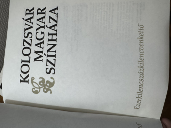 Kolozsv�r magyar sz�nh�za