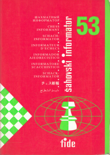 Sahovski Informator - Sahovski informator 53 (C 1991-I 1992)