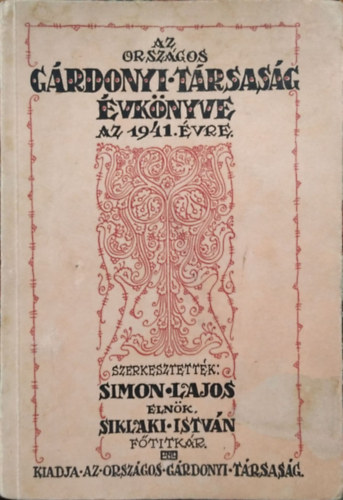 Az Orszgos Grdonyi Trsasg vknyve az 1941. vre