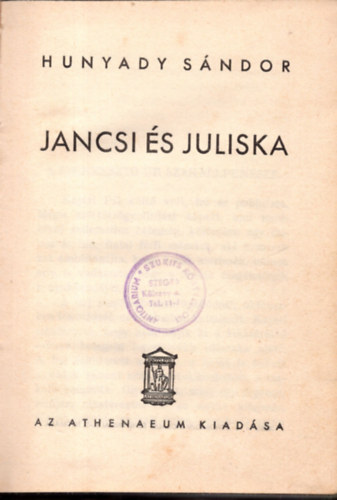 Hunyadi Sndor - Jancsi s Juliska