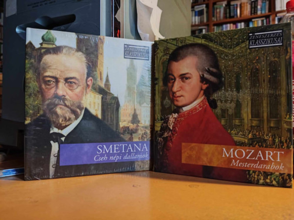 Kossuth Kiad Mester Kiad Kft. - 4 db knyv + CD: Vilghres zeneszerzk 6-7: Antonn Dvork + Mozart + Zeneszerzs klasszikusai: Mozart + Smetana