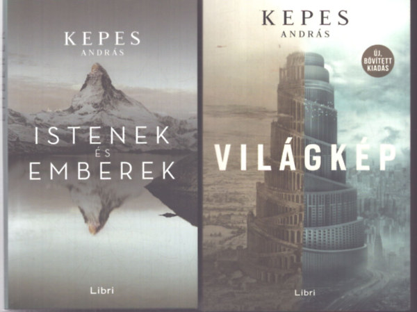 2 db Kepes Andr�s k�tet: Istenek �s emberek - Vil�gk�p