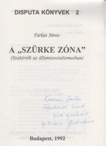 A 'szrke zna' 1992