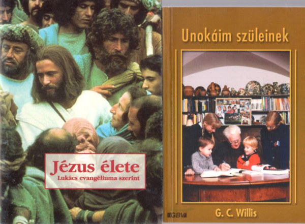 4 db vallsi knyv: Unokim szleinek + Jzus lete - Lukcs evangliuma szerint + Ezt minden gyermeknek tudnia kell! +Szvemet hozzd emelem Uram- Gyermek imk versben s przban
