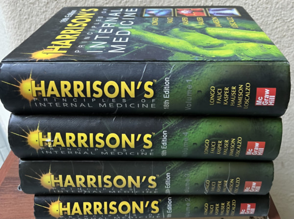 Harrison's principles of internal medicine 18th edition volume 1-4