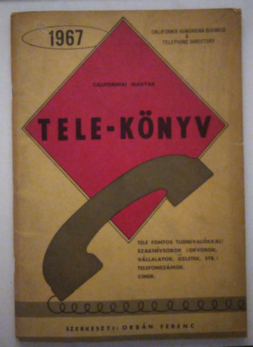 Californiai magyar tele-k�nyv ( 1967 )