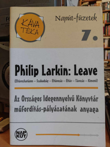 Leave (Napt-fzetek 7.)