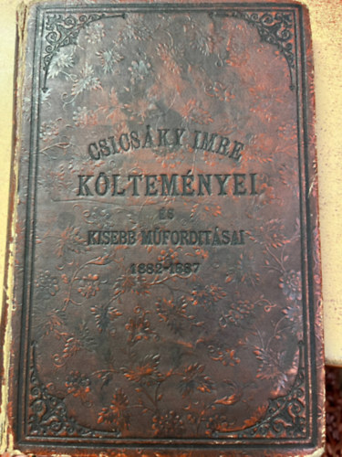 Csicsky Imre kltemnyei s kisebb mfordtsai