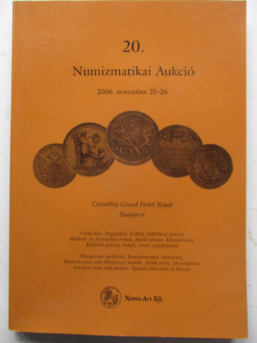Rehk Szonja Anna - 20. Numizmatikai Aukci