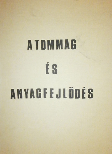 Atommag s anyagfejlds