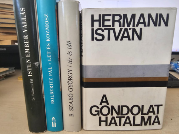 4db ktet, KNYVMENT AJNLAT: Isten, ember, valls+ Lt s kozmosz+ Tr s id+ A gondolat hatalma