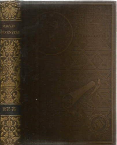1875-1876. vi trvnyczikkek (magyar trvnytr)