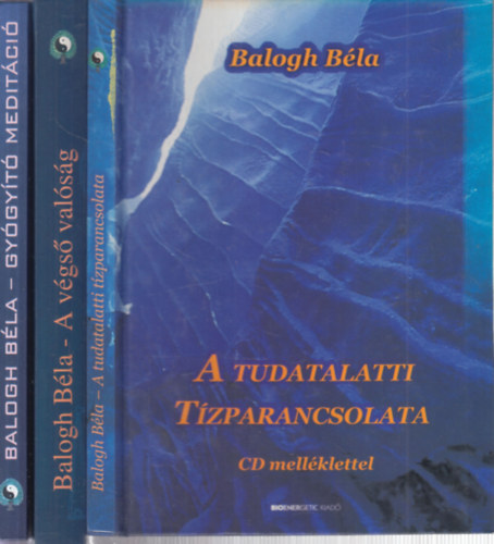 3 db. Balogh Bla ktet CD nlkl (A tudatalatti tzparancsolata + A vgs valsg + Gygyt meditci)