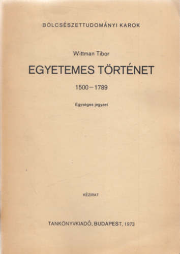 Egyetemes trtnet 1500-1789