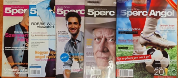 Szalai N�ra - 5db k�l�nb�z�  5 perc angol:2009.10,11,12-2011.09-2010.06