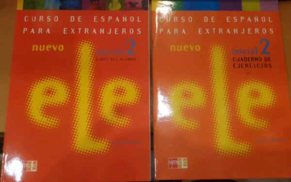 2 db Nuevo Ele inicial 2: Curso de Espanol para Extranjeros Libro del Alumno + Cuaderno de Ejercicios