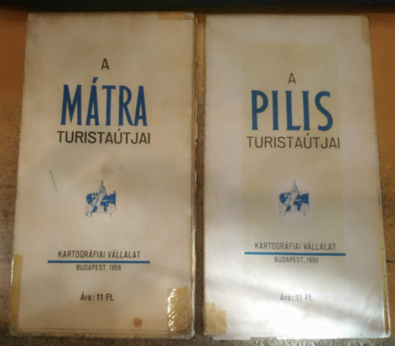 2 db A m�tra turista�tjai + A Pilis turista�tjai