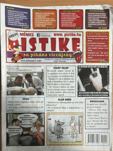 Sz�raz Attila  (F�szerk.) - Pistike 2020. febru�r - XXVI. �vfolyam 2. sz�m