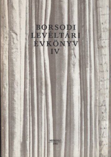Borsodi levltri vknyv IV.