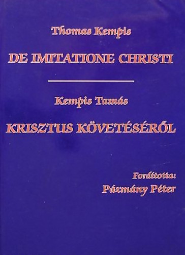 De imitatione Christi-Krisztus kvetsrl