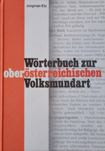 Wrterbuch zur obersterreichischen Volksmundart