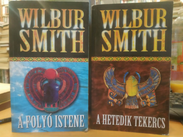 2 db Wilbur Smith: A foly� istene + A hetedik tekercs