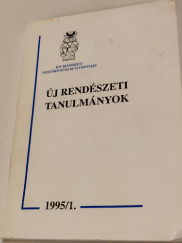 �j rend�szeti tanulm�nyok 1995/1