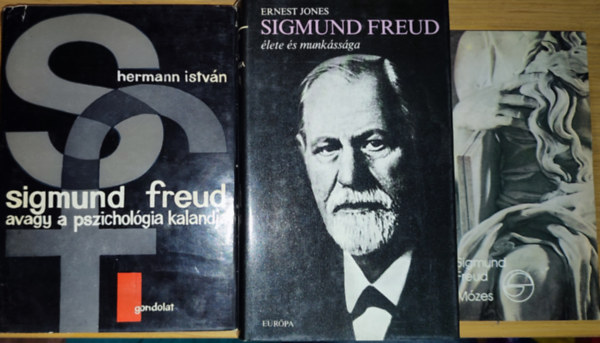 3db Sigmund Freuddal kapcsolatos m - Hermann Istvn-Sigmund Freud avagy a pszicholgia kalandjai, Ernest Jones-Sigmund Freud lete s munkssga, Sigmund Freud-Mzes
