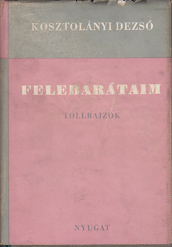 Kosztolnyi Dezs - Felebartaim