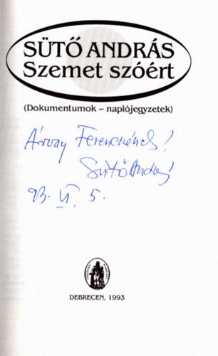 Szemet szrt (dediklt)