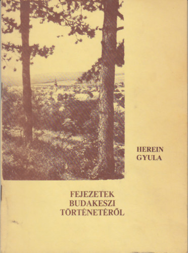 Fejezetek Budakeszi t�rt�net�b�l