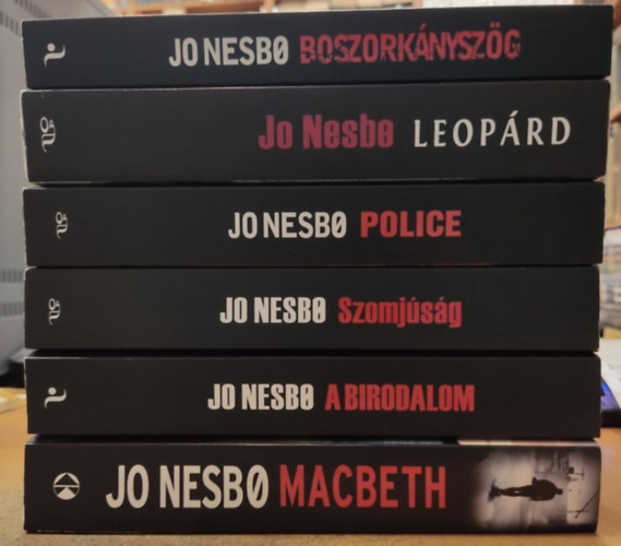 Jo Nesbo - 6 db Jo Nesbo: Boszorknyszg + Leoprd + Police + Szomjsg + A birodalom + Macbeth