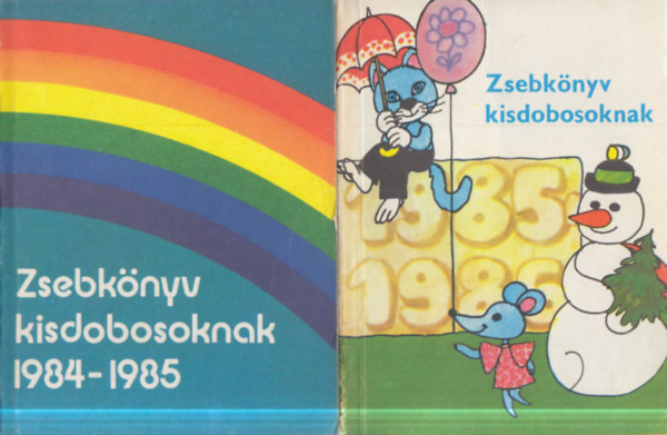 2 db. Zsebk�nyv kisdobosoknak (1984-1985 + 1985-1986)